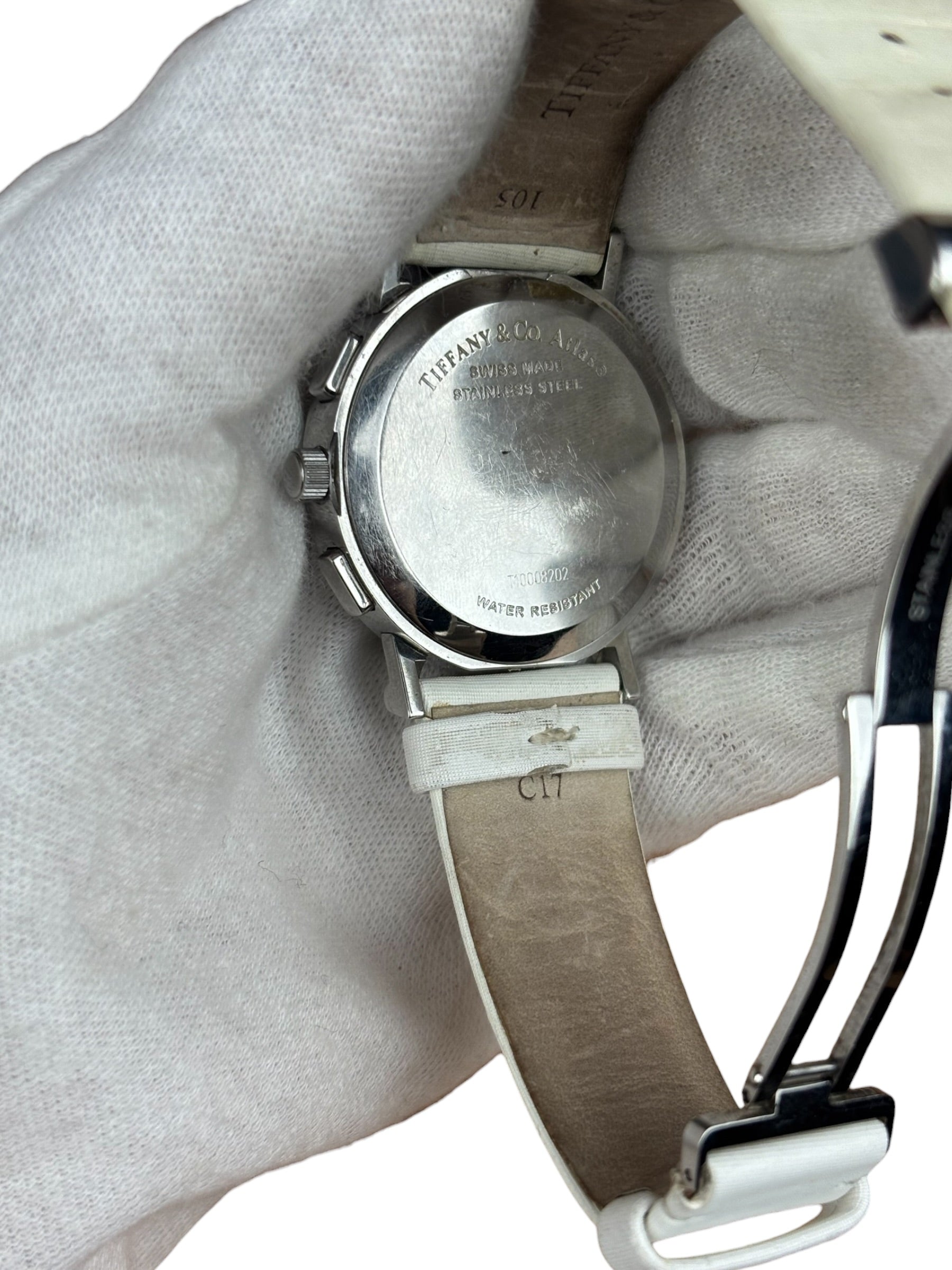 Tiffany & Co. Atlas Chronograph Mother Of Pearl Dial