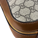 Gucci Brown Leather GG Horsebit Camera Bag 1955