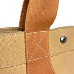 Hermes Bicolor Woven Cotton Bora Bora Canvas Tote Bag PM
