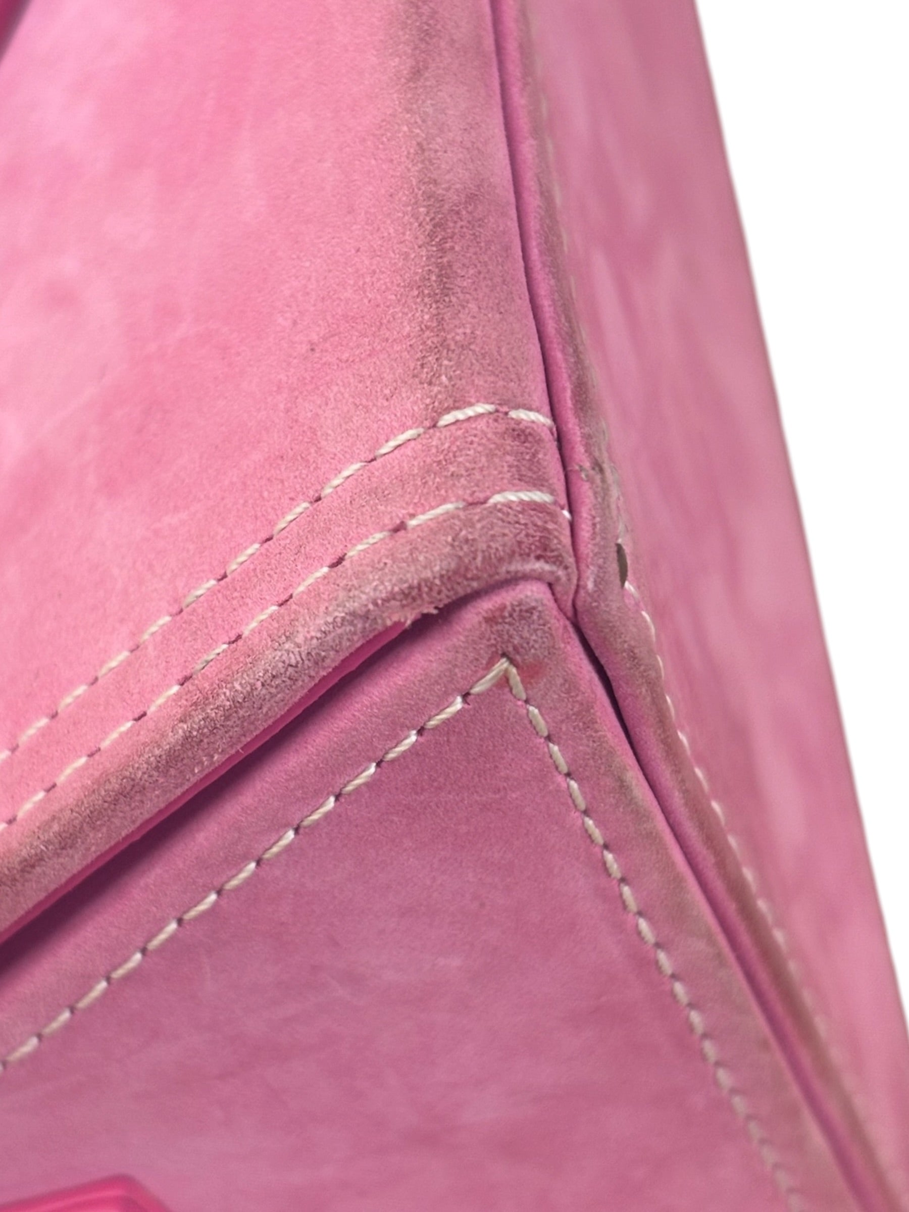 Jacquemus Pink Nubuck Le Porte Hand/Shoulder Bag