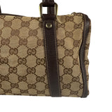 Gucci GG Canvas Top Handle Mini Boston Handbag