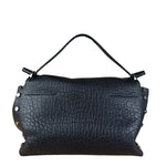 Jimmy Choo Black Leather Lockett Pebble Shoulder/Hand Bag