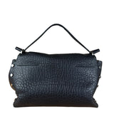 Jimmy Choo Black Leather Lockett Pebble Shoulder/Hand Bag