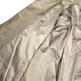 Prada Khaki Button Down Jacket Leather Lining