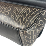 Valentino Black Leather Mario Spa Flap Bag