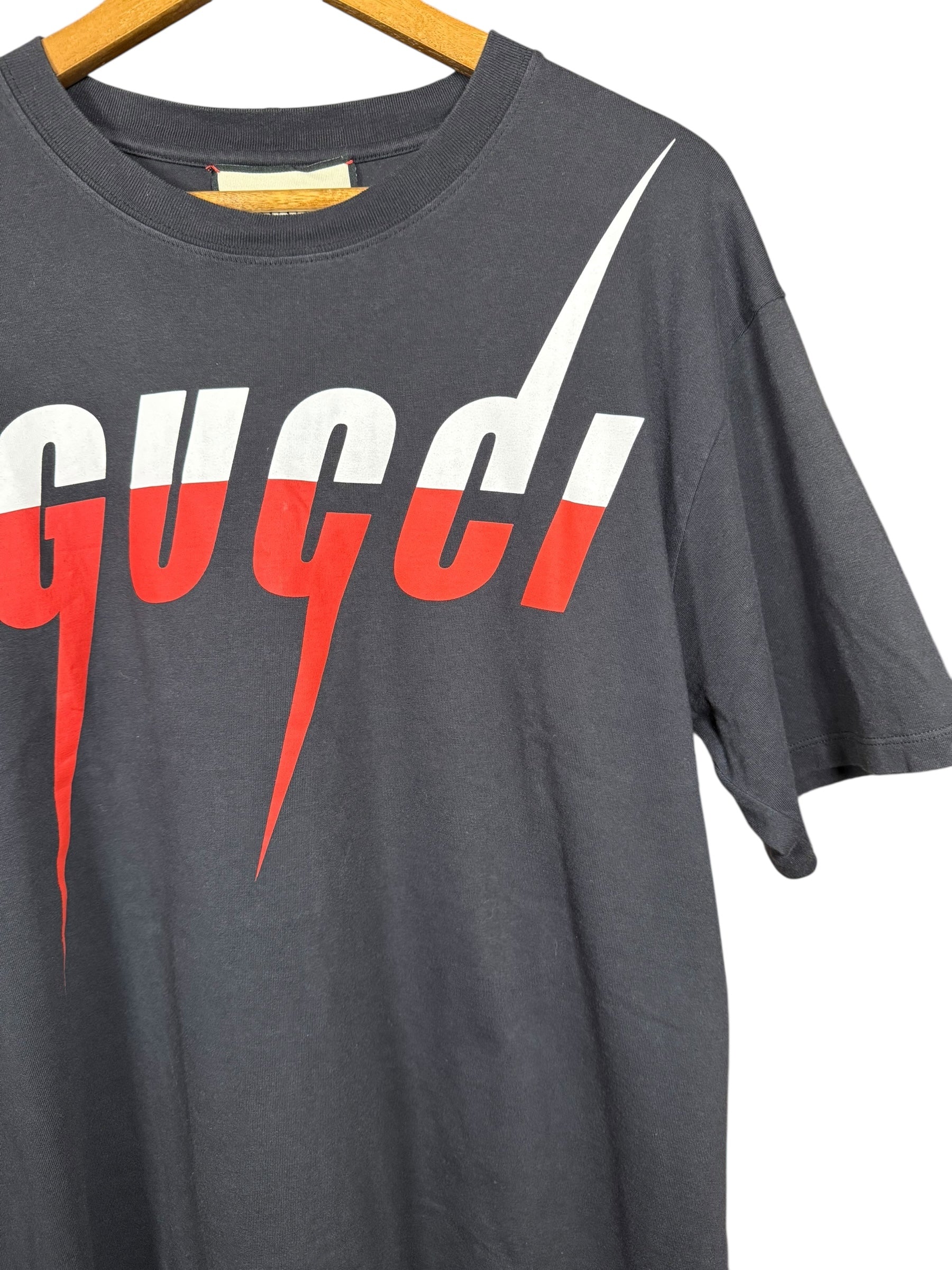 Gucci Split Logo Black Tee