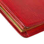 Louis Vuitton Vintage Red Epi Leather Agenda Cover Pochette