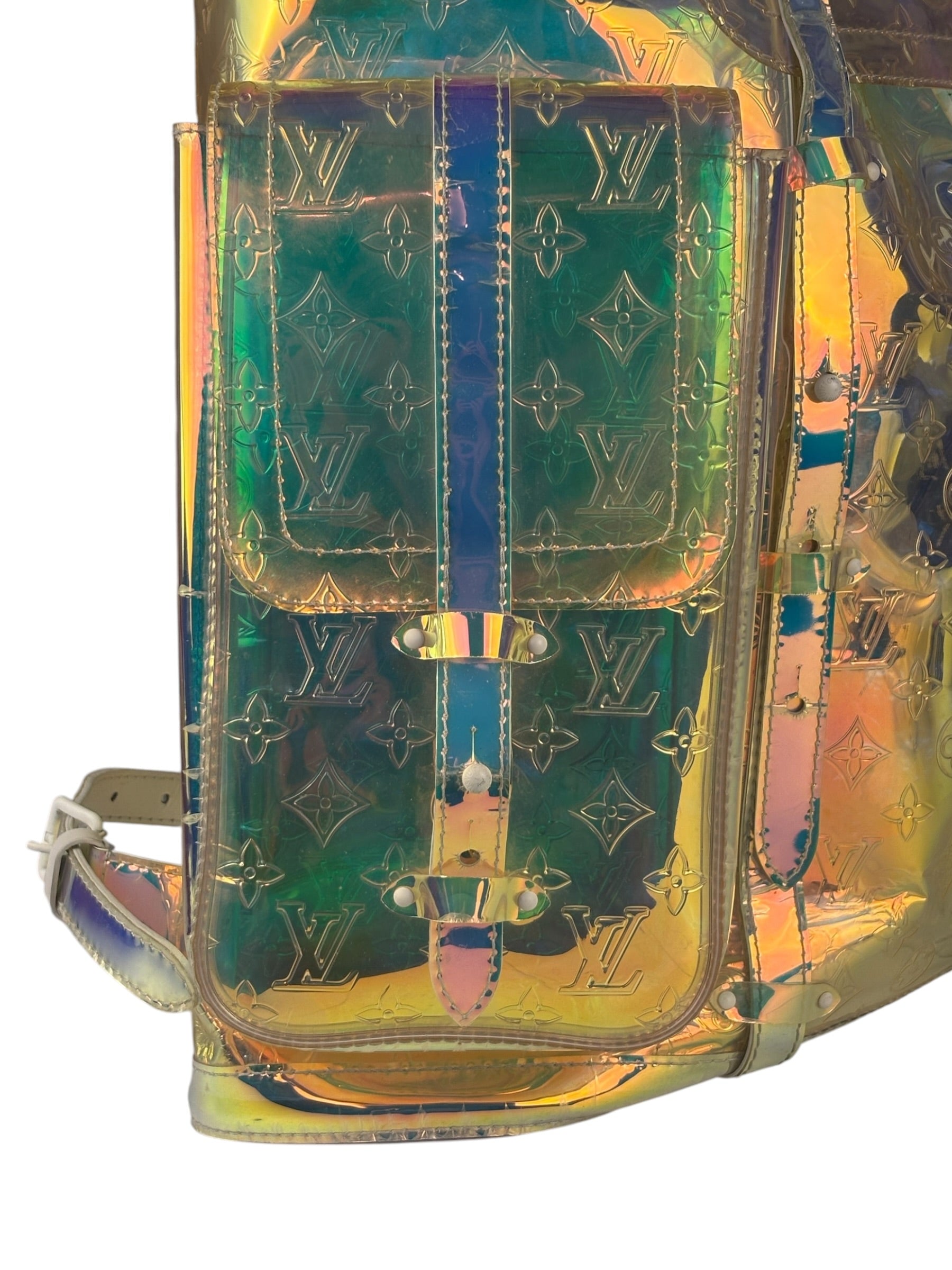 Louis Vuitton Christopher GM Backpack PVC Iridescent by Virgil