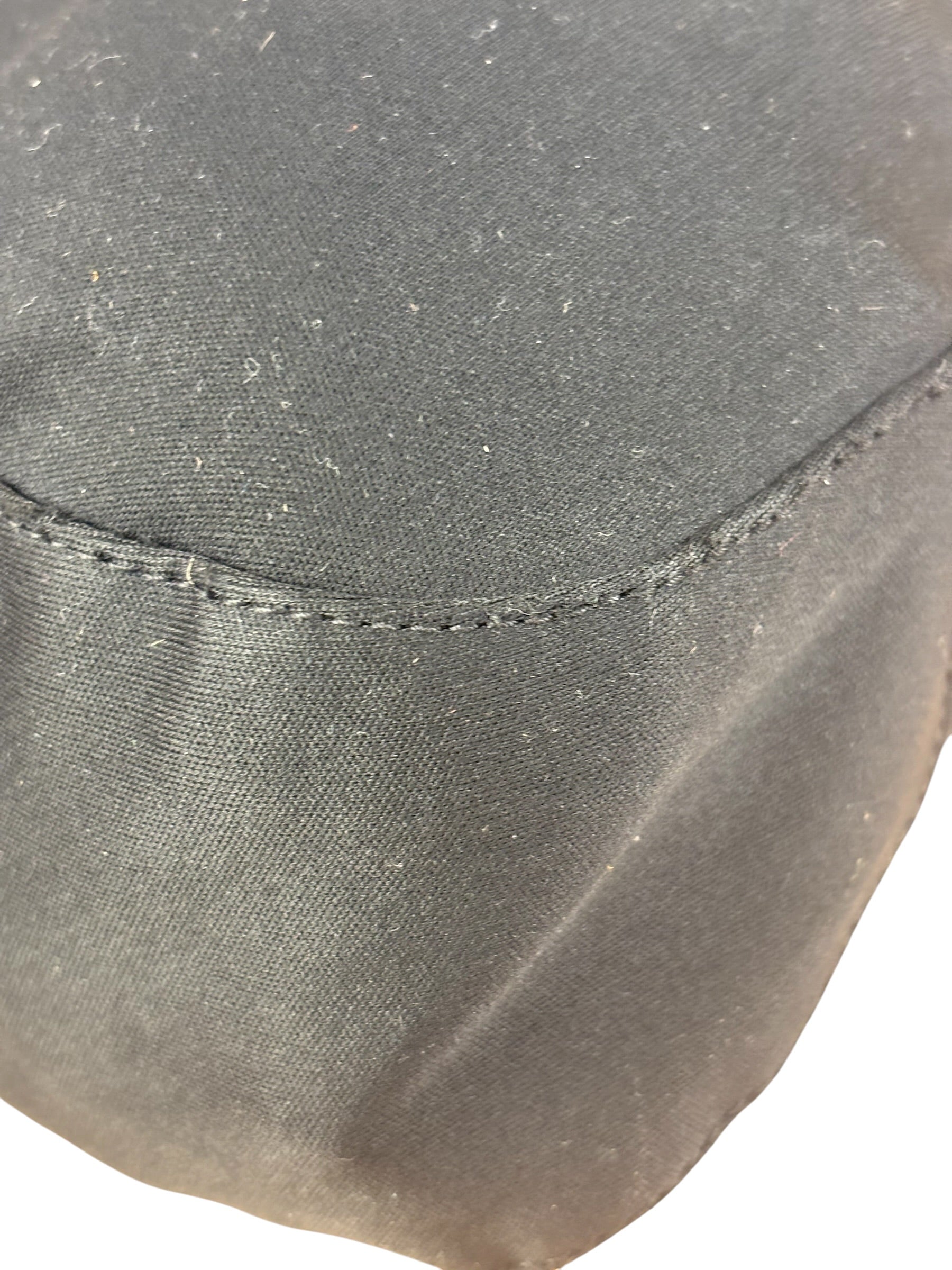 Fendi Vintage Black Mamma Baguette Shoulder Bag