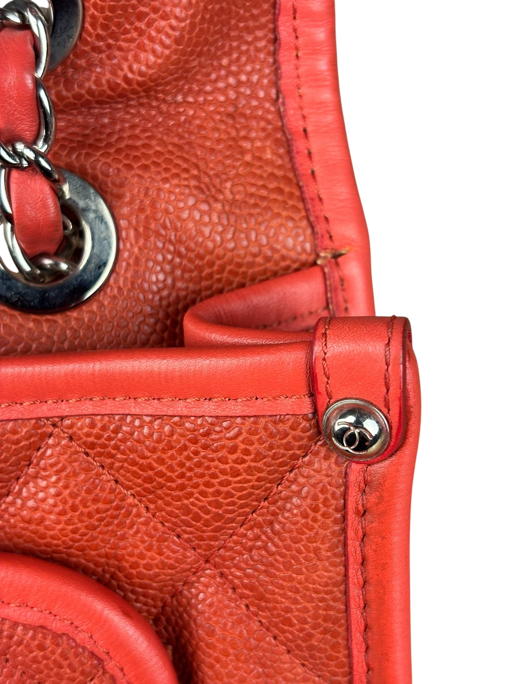 Chanel French Riviera Caviar Quilted Flap Bag Sunset 2011