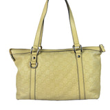 Gucci Yellow Leather GG Abbey Shoulder Bag