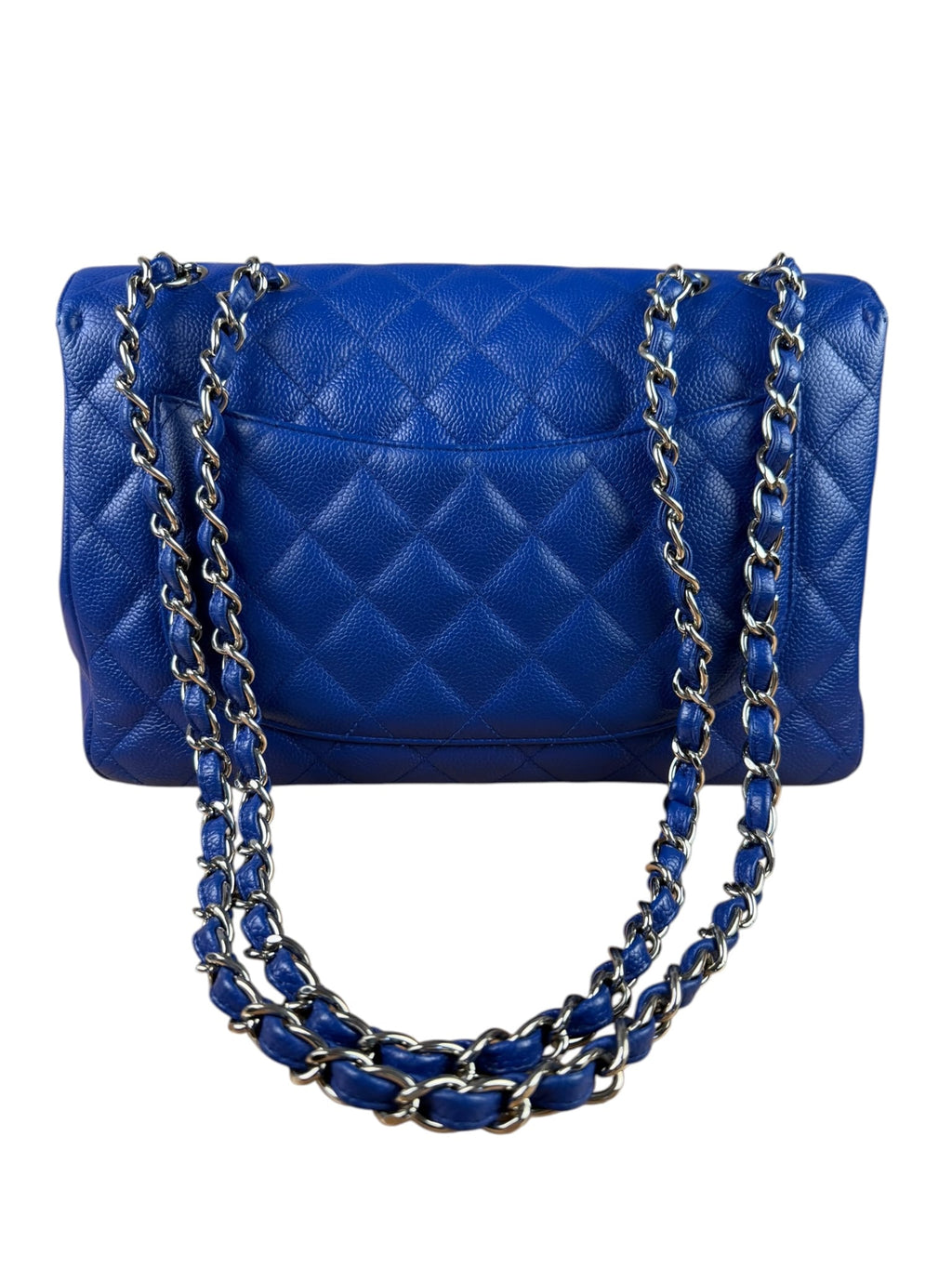 Chanel Royal Blue Caviar M Flap 2009