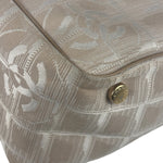 Chanel Beige Travel Line Nylon Shoulder Bag-2003