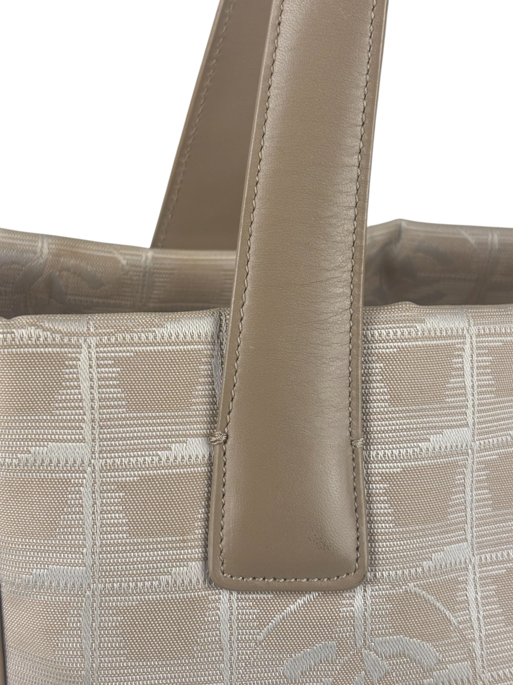 Chanel Beige Travel Line Nylon Shoulder Bag-2003