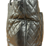 Chanel Black Leather Cambon Ligne Tote 2003