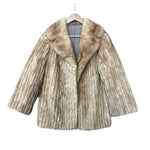 Vintage Light Brown Mink Fur Coat