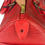 Louis Vuitton Red Epi Leather Speedy 25cm