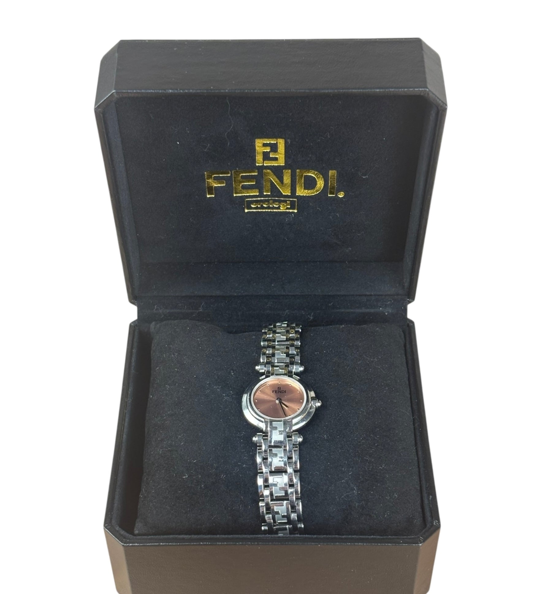 Fendi 750L Salmon Round Dial