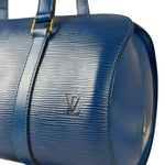 Louis Vuitton Blue Epi Soufflot Handbag