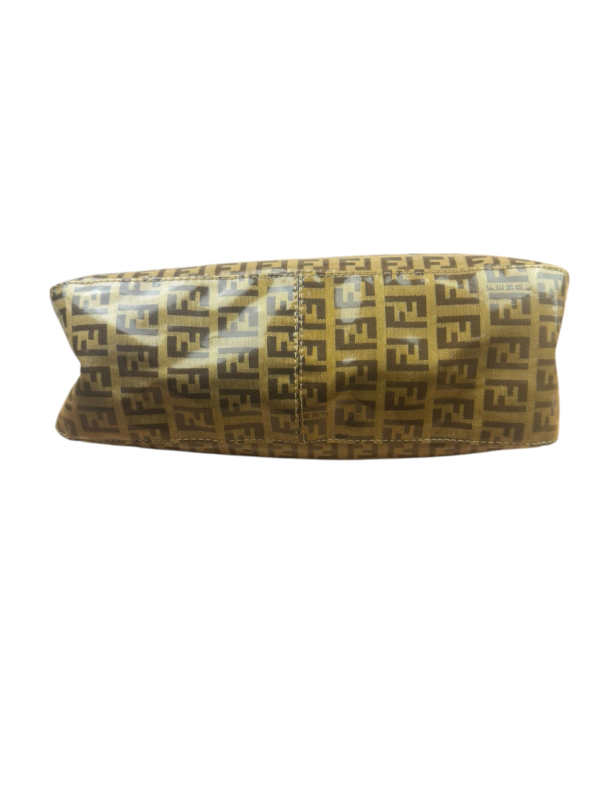 Fendi Brown PVC Leather Baguette