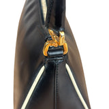 Prada Vintage Black Leather Pochette