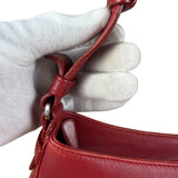 Loewe Vintage Red Leather Shoulder Bag