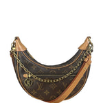 Louis Vuitton Coated Canvas Monogram Loop Shoulder Bag