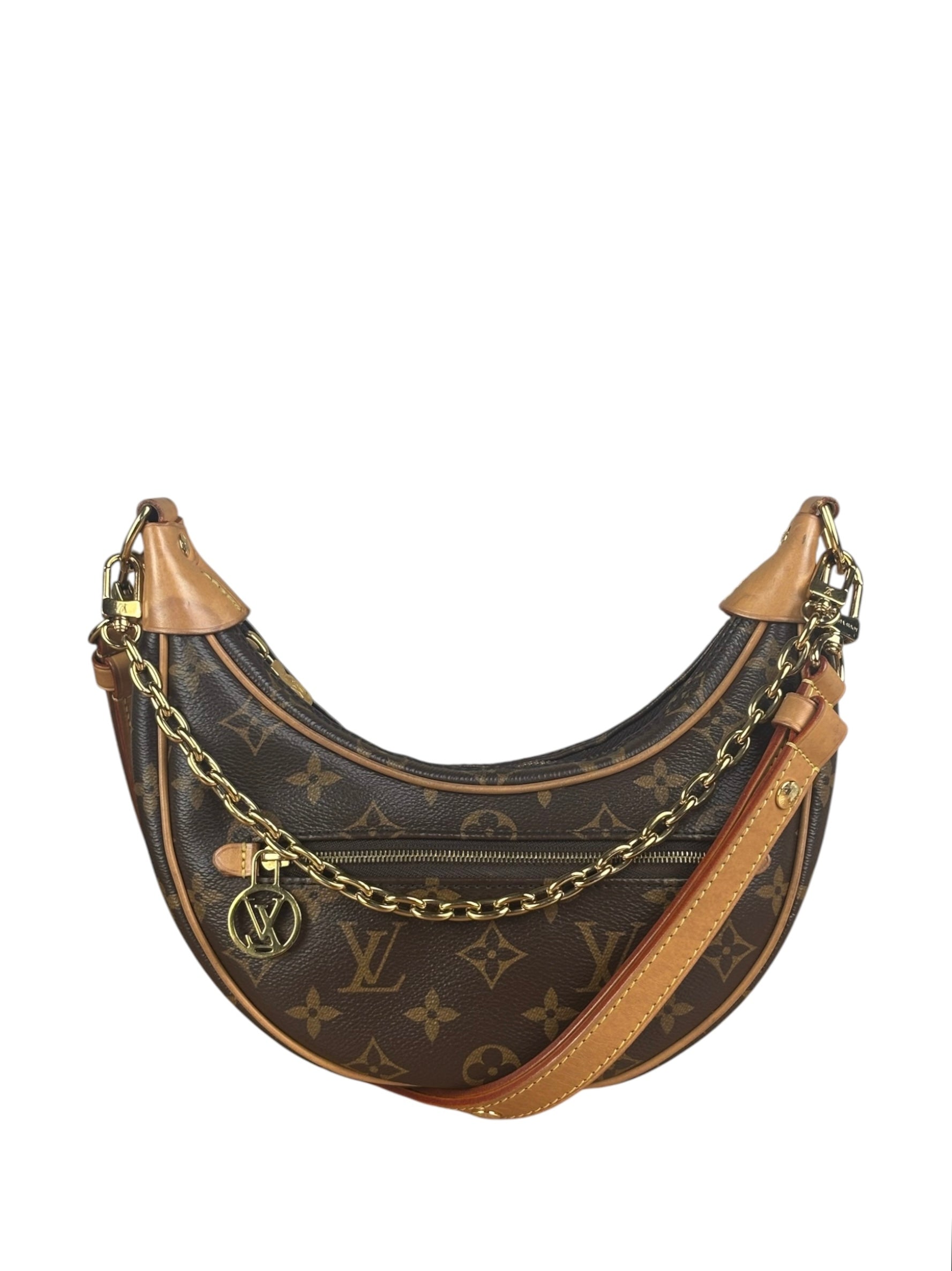 Louis Vuitton Coated Canvas Monogram Loop Shoulder Bag