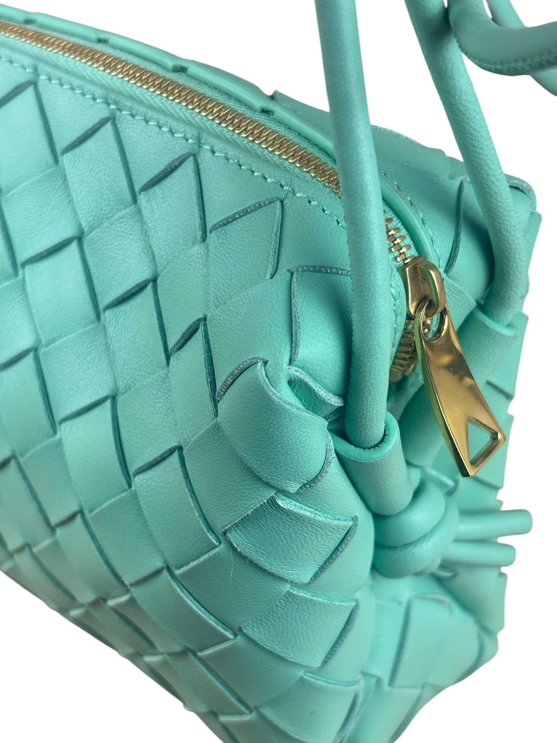 Bottega Veneta Mint Mini Loop Camera Bag