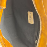 Chanel Vintage Yellow Leather Chocolate Bar Patent Tote Bag 2002