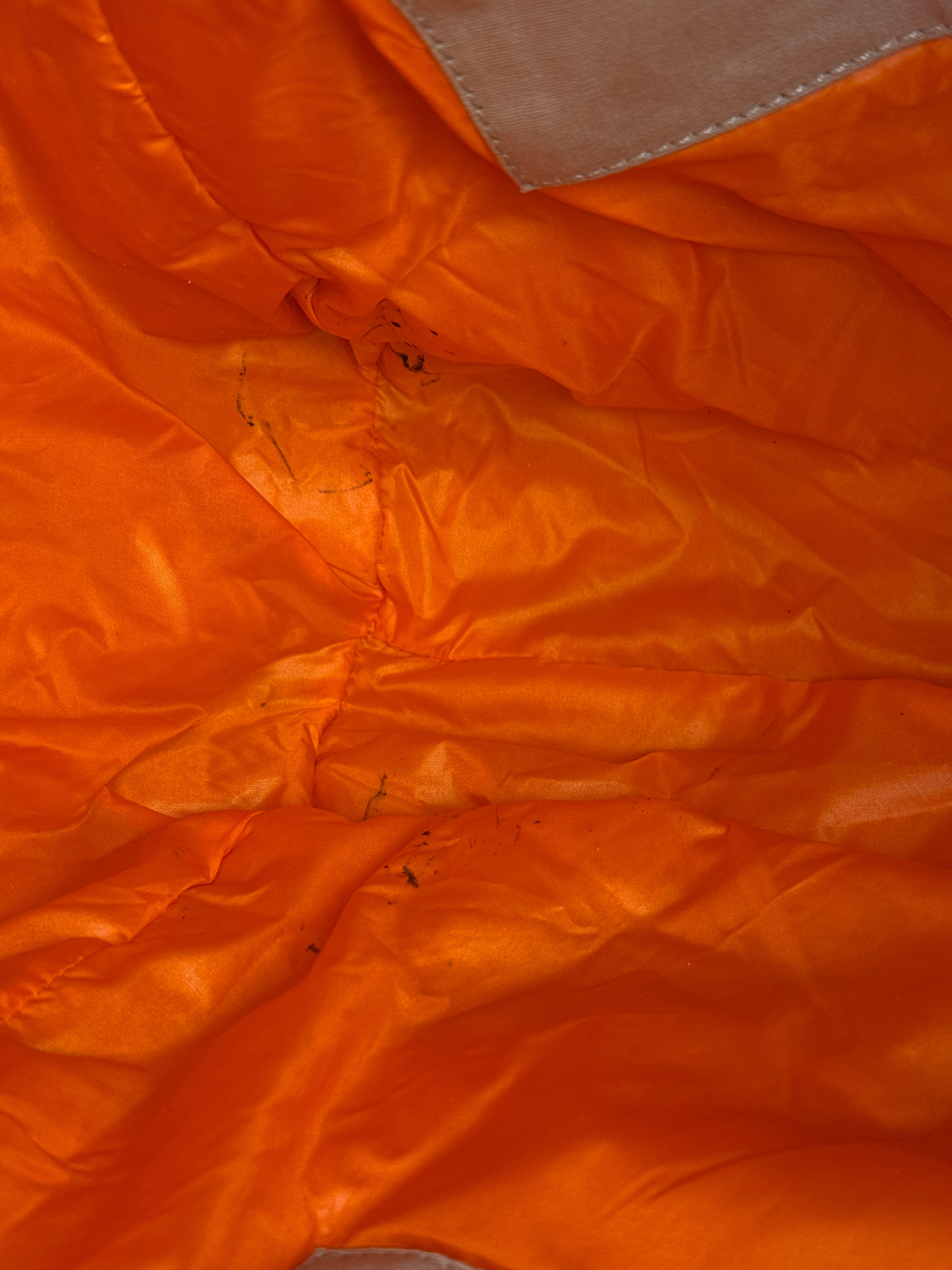 Celine Vintage Green Nylon Puffer Handbag