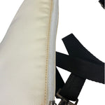 Christian Dior Cream Nylon Saddle Bag