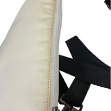 Christian Dior Cream Nylon Saddle Bag