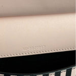 Salvatore Ferragamo Pink/Black Striped Crossbody Bag