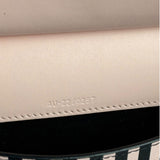 Salvatore Ferragamo Pink/Black Striped Crossbody Bag