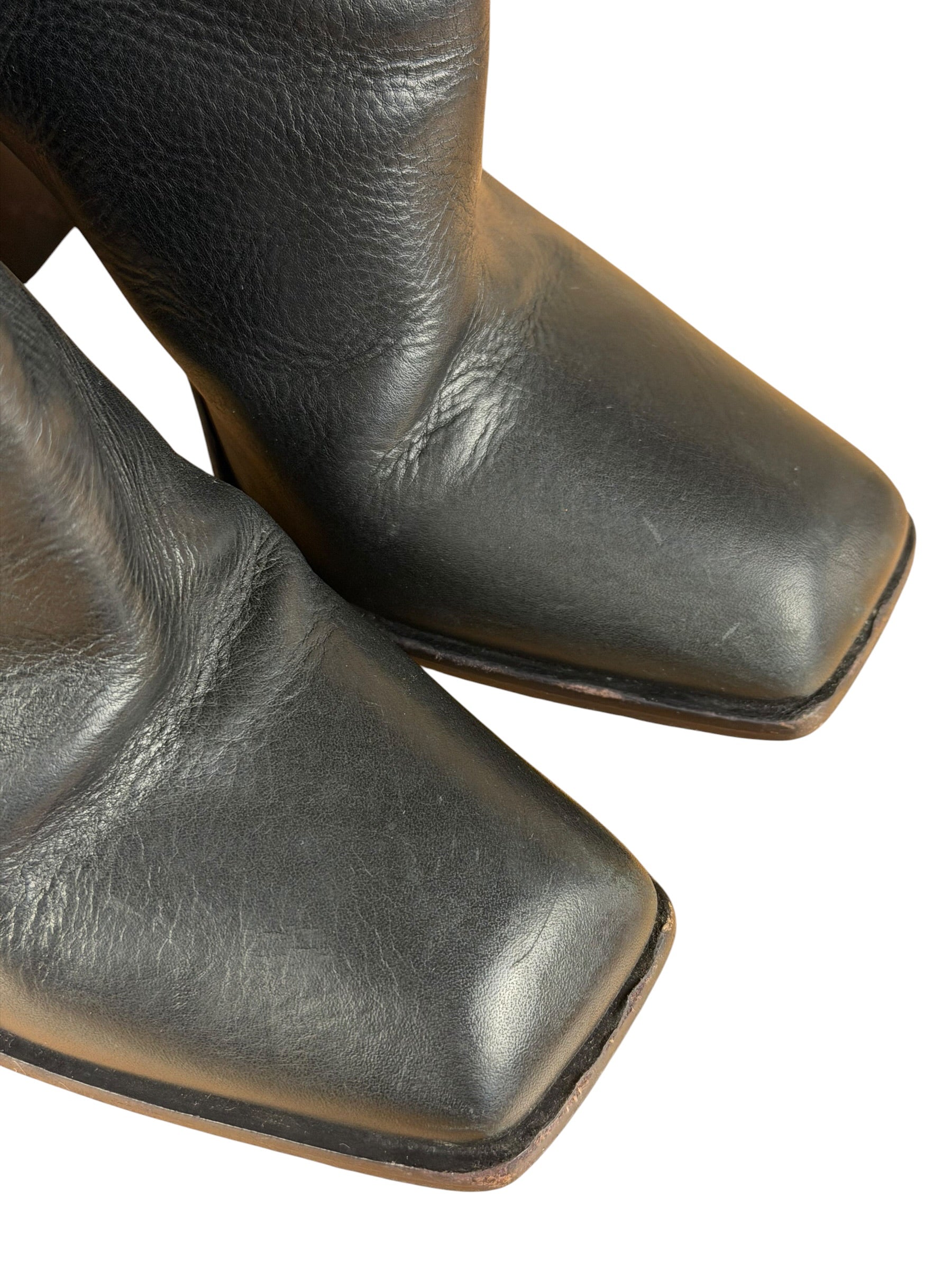 Saint Laurent Jodie 105 Cut-Off Ankle Boots