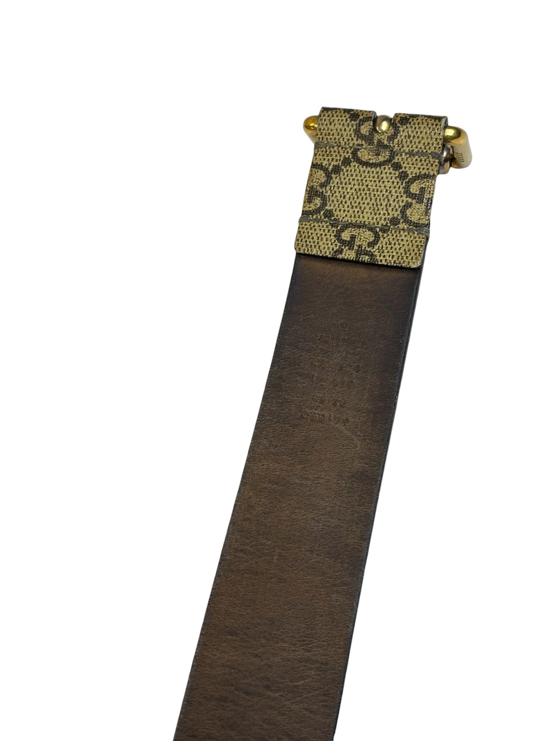 Gucci Beige GG Kingsnake Belt