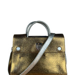 Christian Dior Diorever Gold Leather 2Way Handbag
