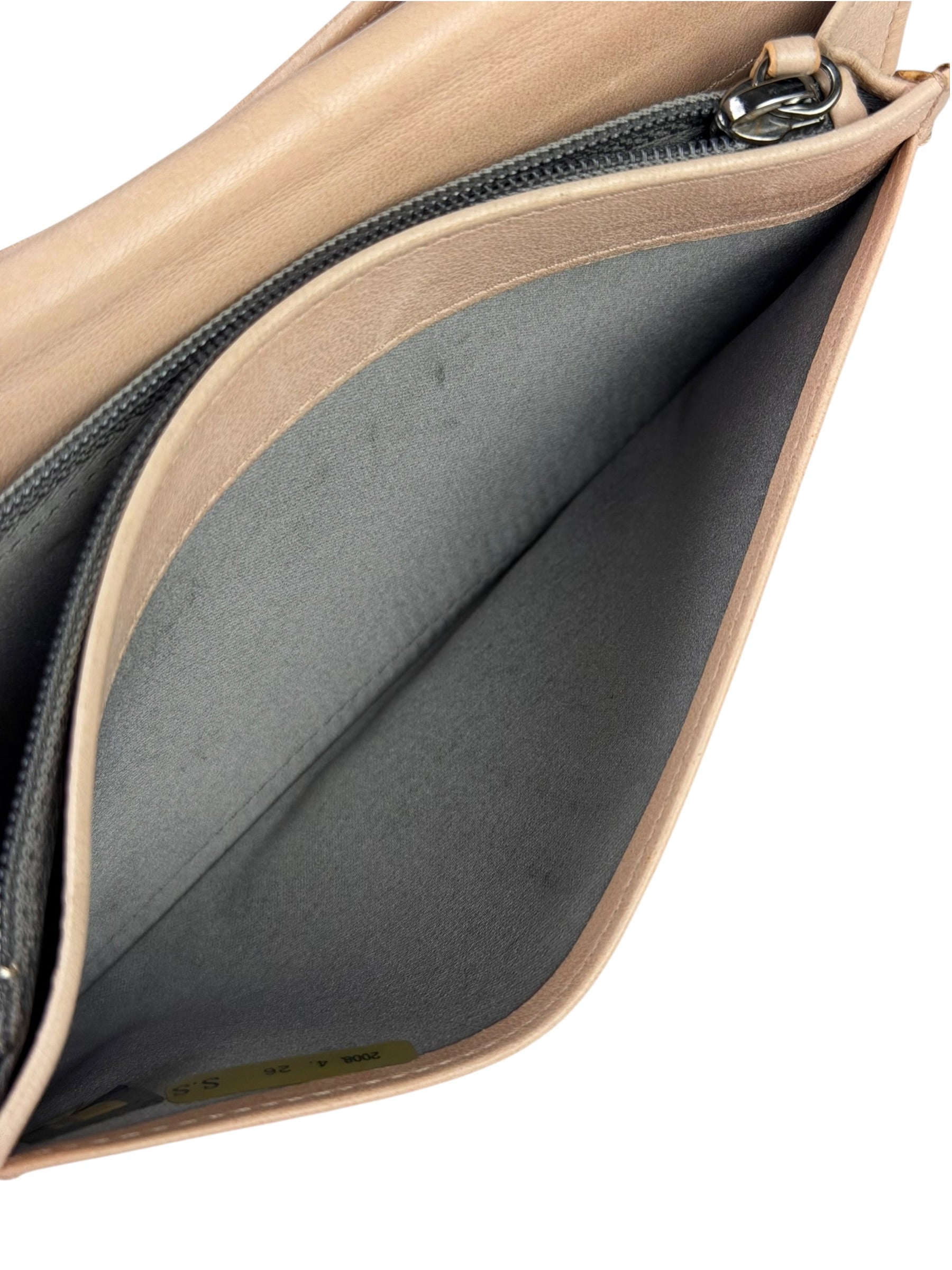 Chanel Light Pink Camila Leather Long Wallet