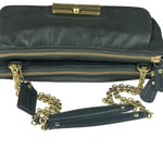 Coach Dark Green Leather Kristin Willow Shoulder Bag