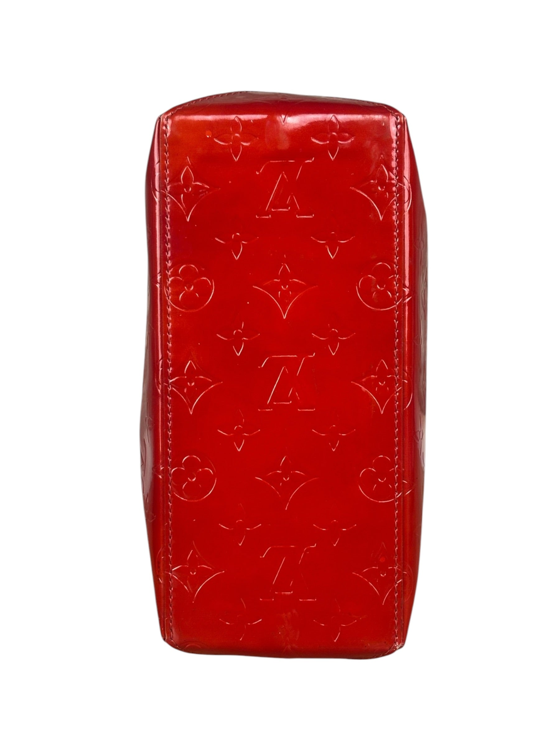 Louis Vuitton Vintage Rouge Monogram Vernis Reade Tote Bag PM