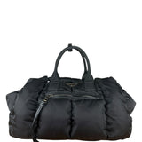 Prada Black Quilt Bomber Duffle Bag