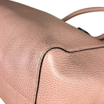 Gucci Pebbled Leather Swing Tote Pink