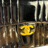 Chanel Mademoiselle Vertical Quilt Single Flap Bag 1994