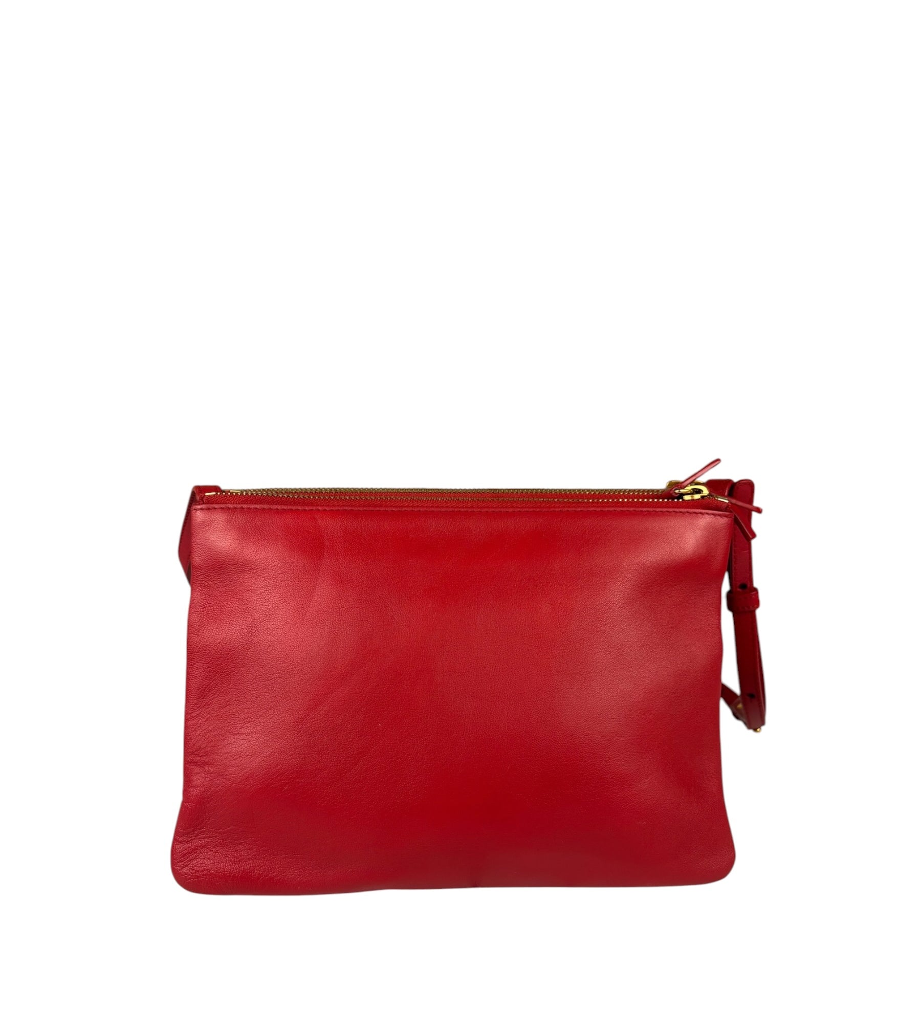 Celine Red Leather The Row 90's Shoulder Bag