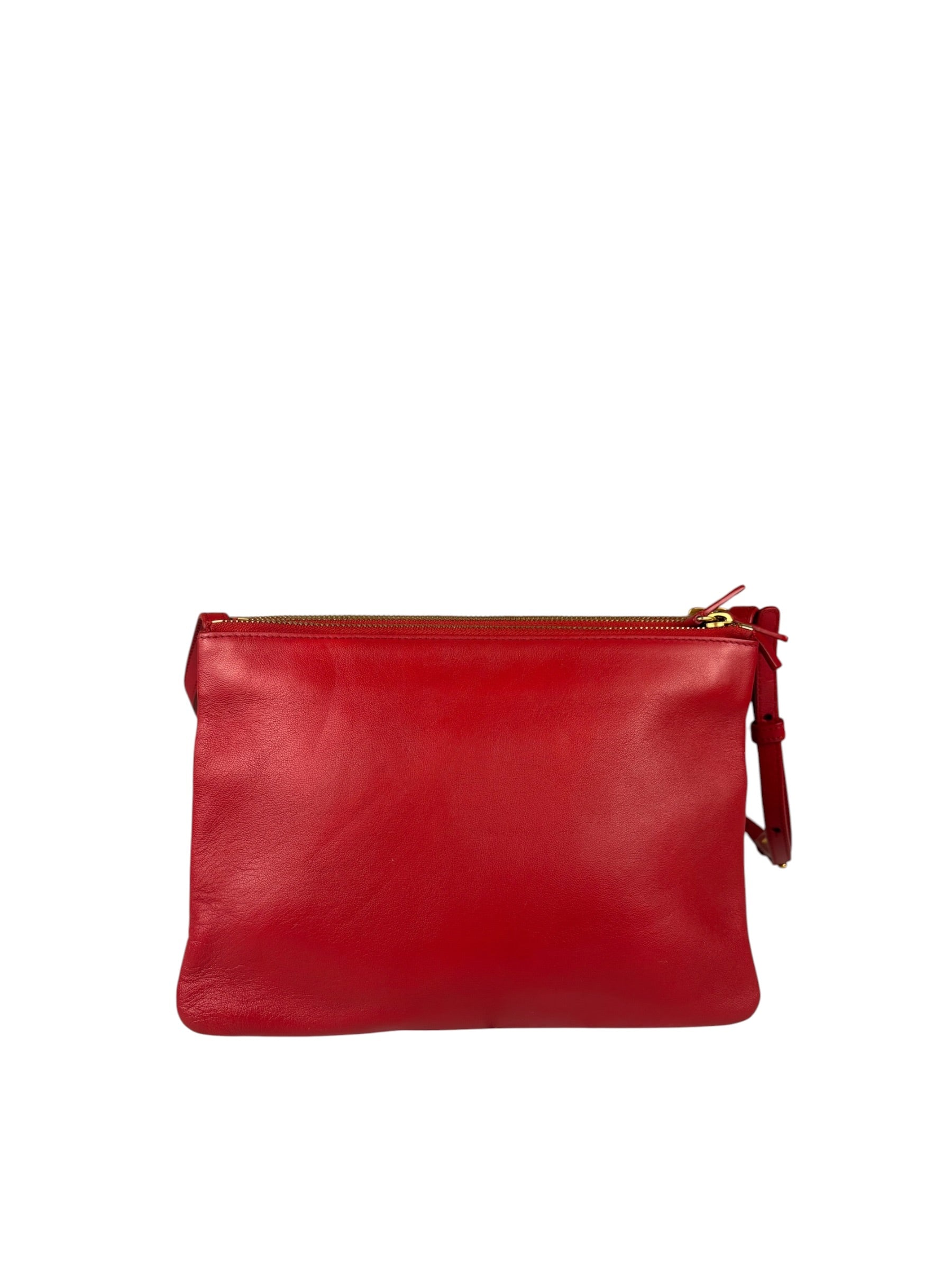 Celine Red Leather The Row 90's Shoulder Bag