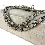 Chanel Vintage Beige Travel Line Classic Flap 2001