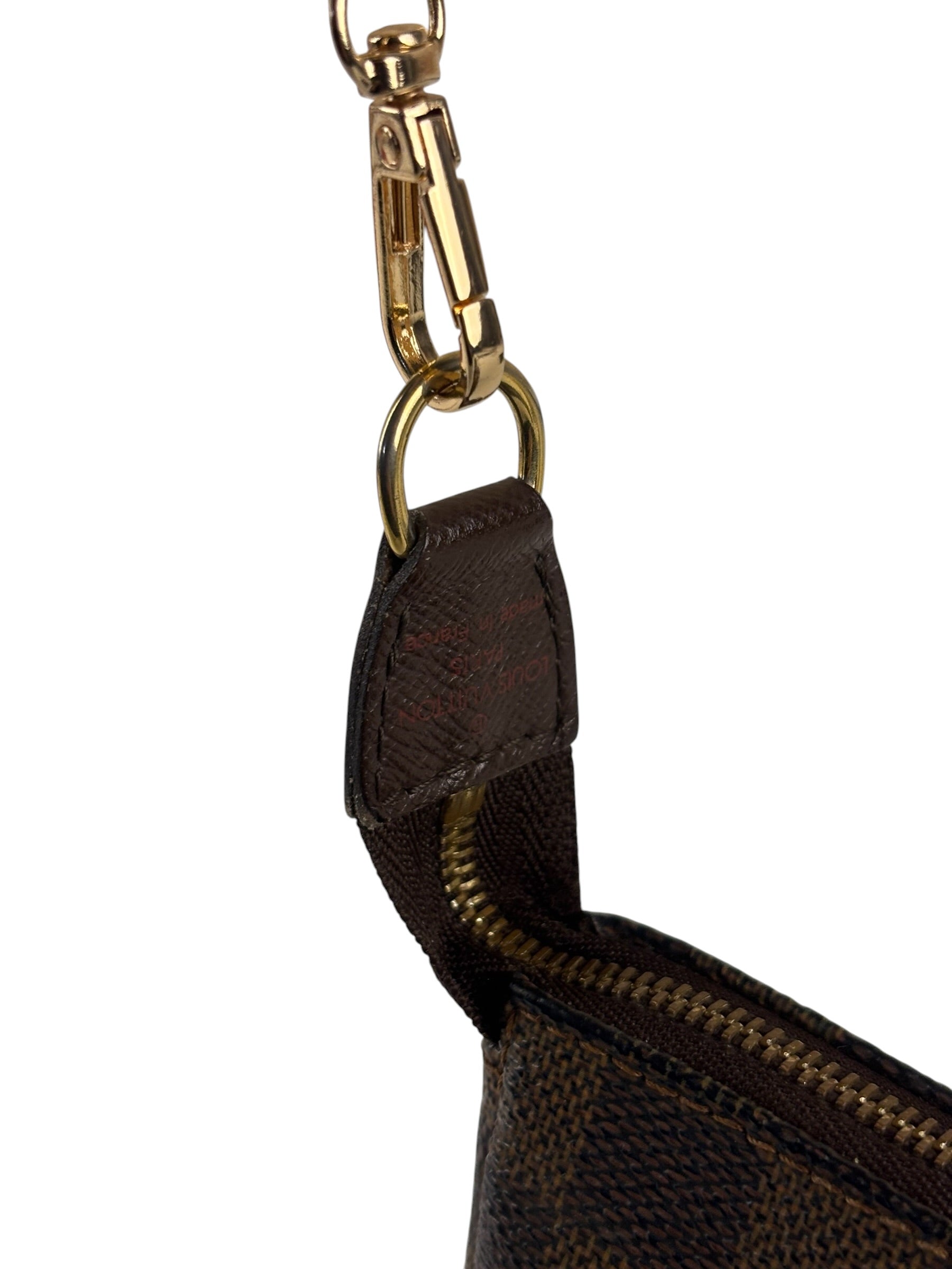 Louis Vuitton Damier Ebene Mini Pochette (Replacement Chain)