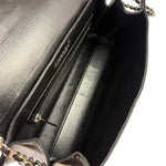 Chanel Black Leather Mademoiselle Accordion Flap Bag 2000