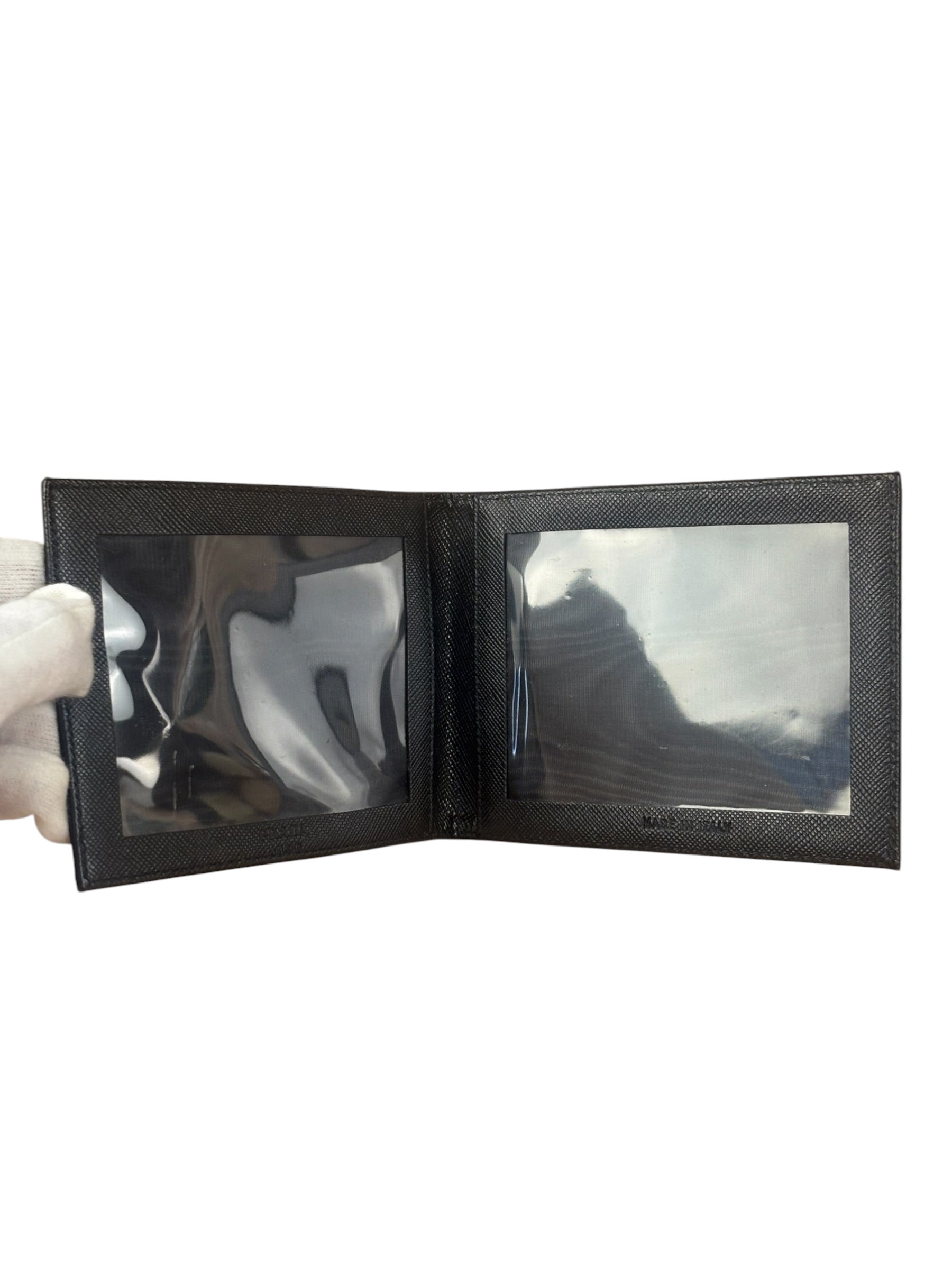 Prada Black Tessuto Nylon Card Holder/Wallet